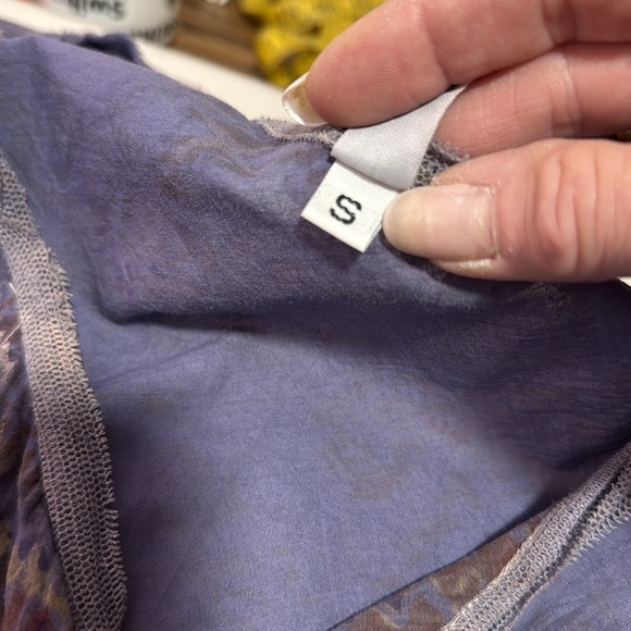 Gregory Parkinson Hand Dyed Lagenlook Art To Wear Cotton Blouse Small - Picture 8 of 8